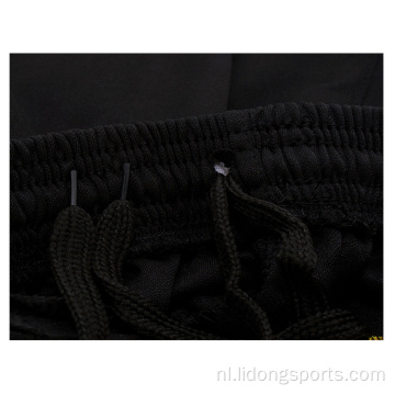 Aangepaste goedkope zipperzak Polyester voetbal lange broek
